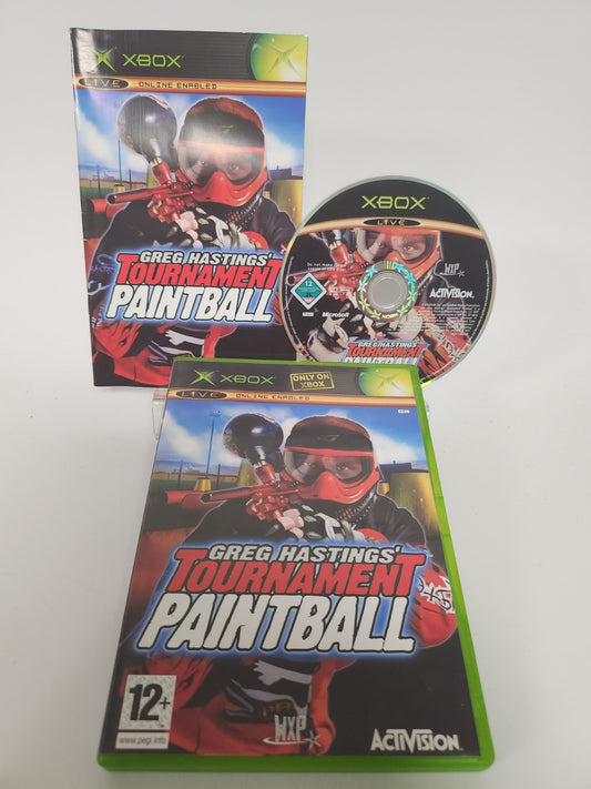 Greg Hasting Tournament Paintball Xbox Original