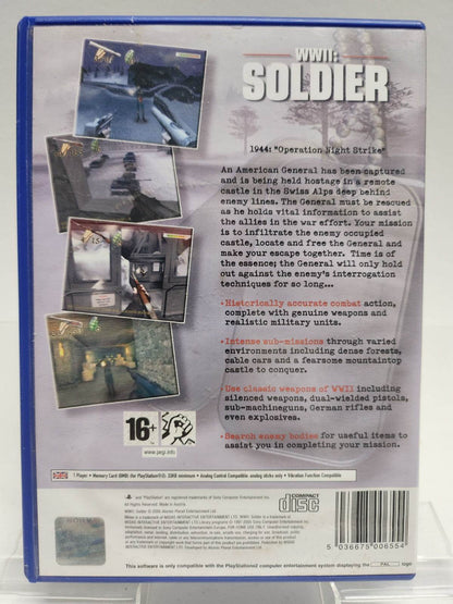 WWII Soldier Playstation 2 - Feniks Gameshop