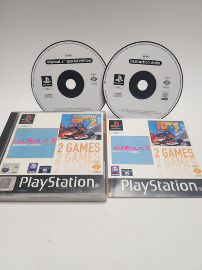 WipeOut 3 Special Edition & Destruction Derby 2 PS1