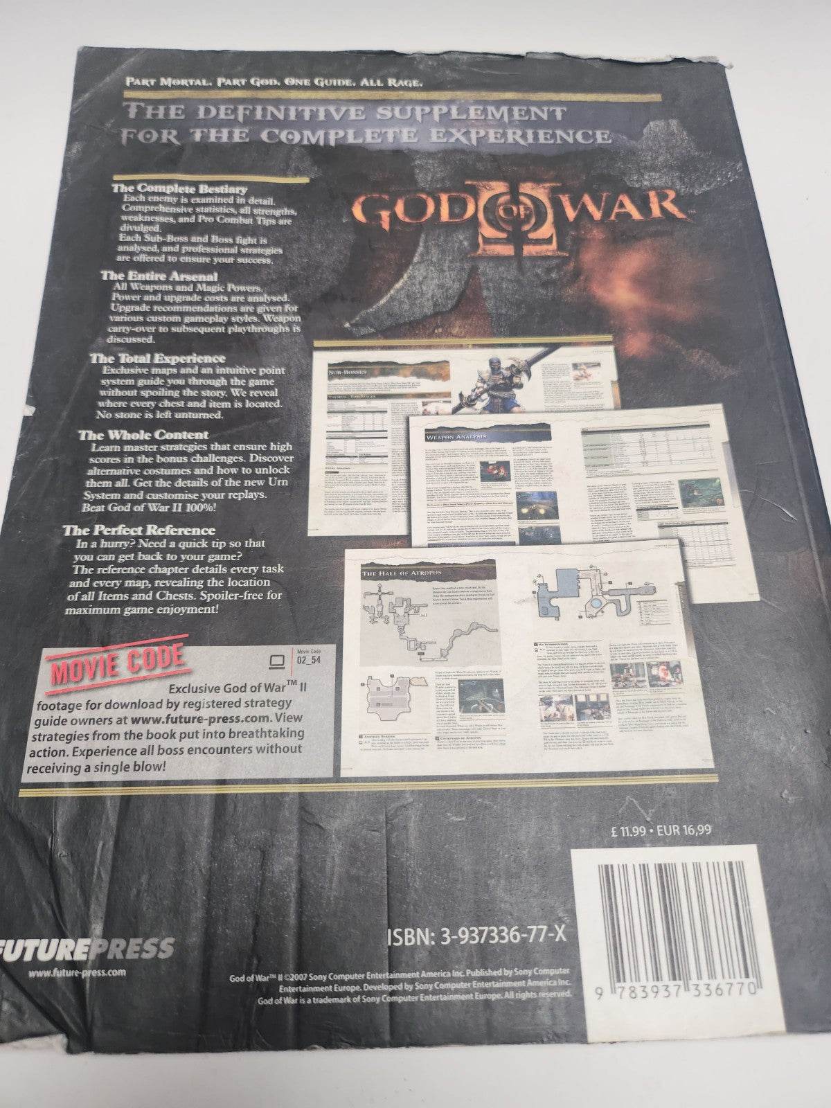 God of War II the Official Strategy Guide Playstation 2 - Feniks Gameshop