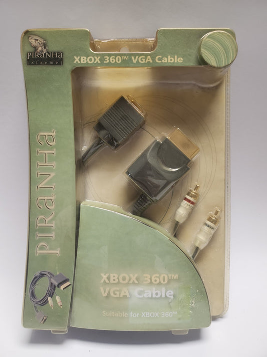 Piranha Xtreme VGA-Kabel NEU Xbox 360