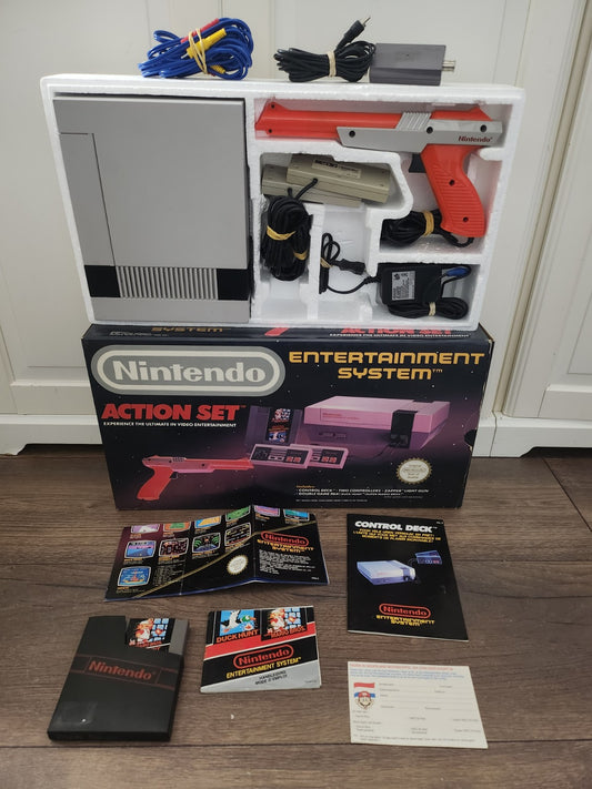 Nintendo Entertainment System Action Set in Box NES