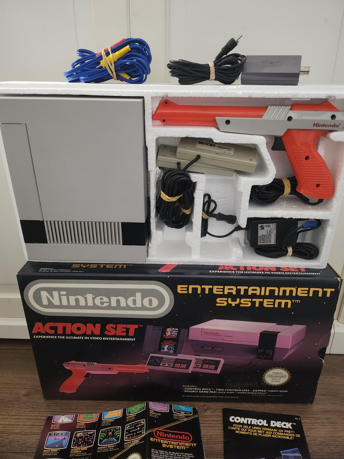 Nintendo Entertainment System Action Set in doos NES