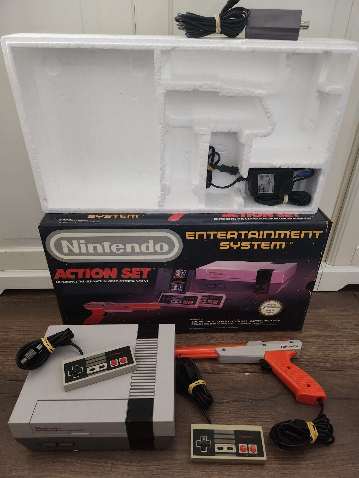 Nintendo Entertainment System Action Set in doos NES