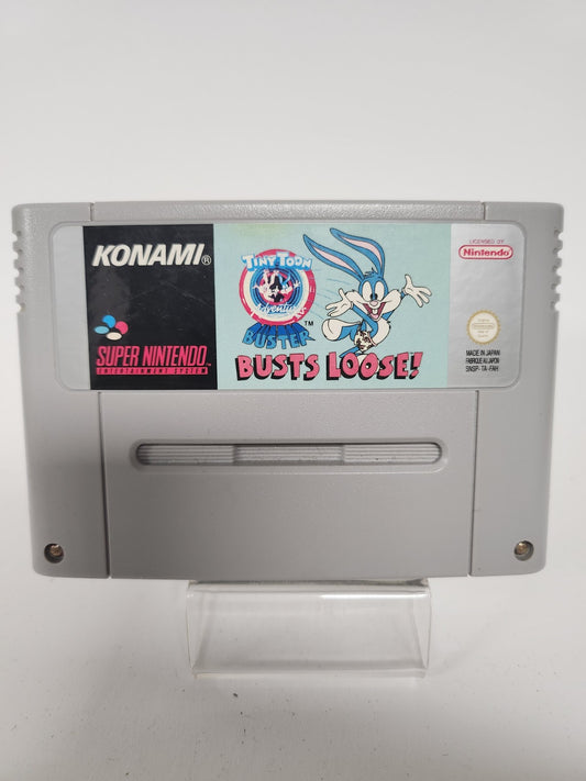Tiny Toon Buster Busts Loose Super Nintendo SNES