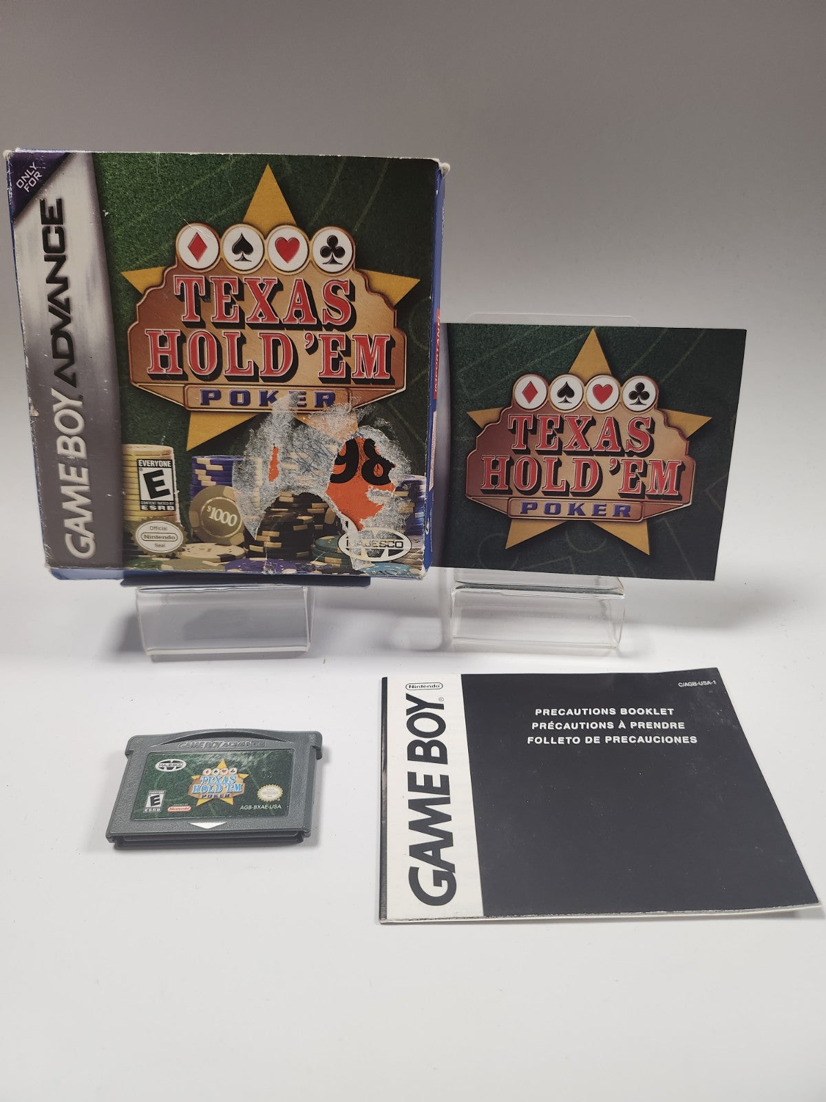 Texas Holdem Poker Boxed Nintendo Game Boy Advance