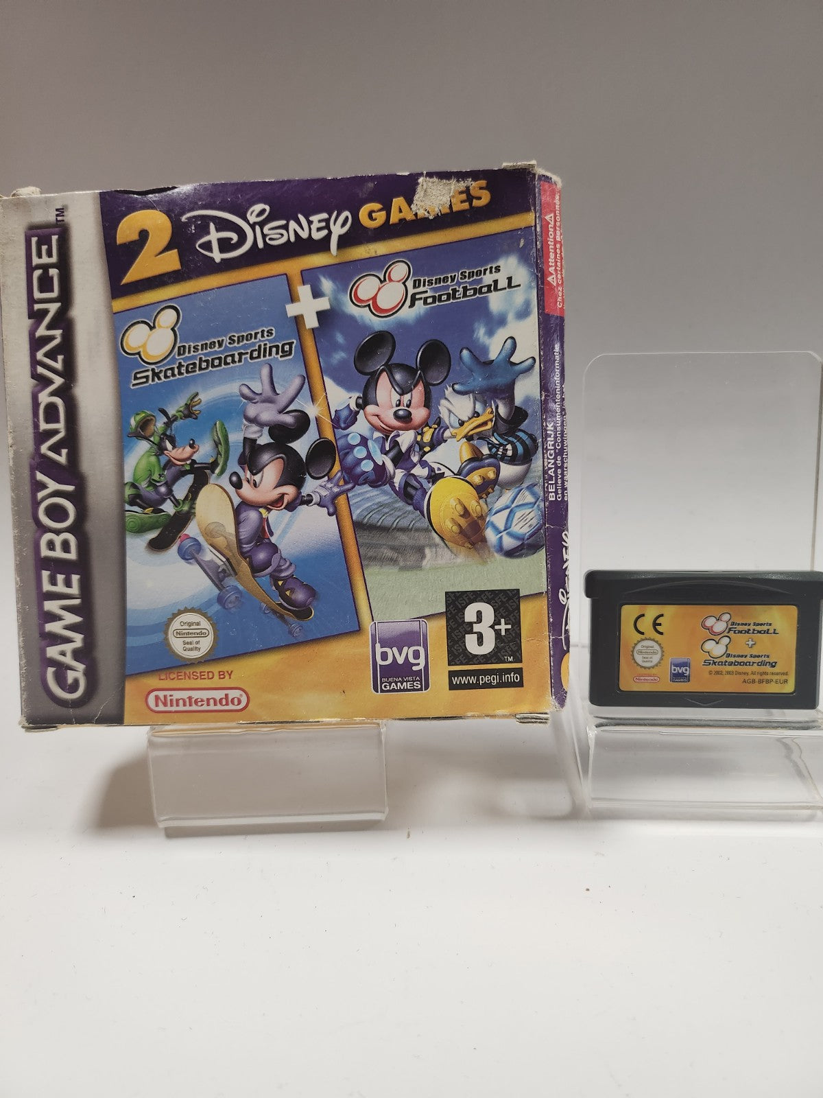 2 Disney Games Game Boy Advance