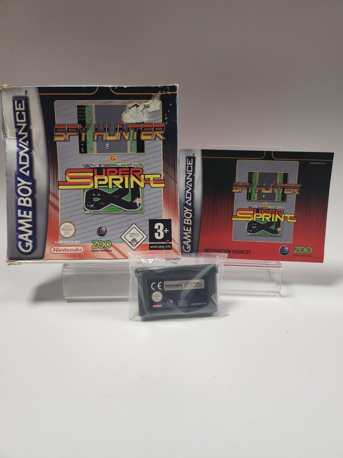 Spy Hunter &amp; Super Sprint Nintendo Game Boy Advance