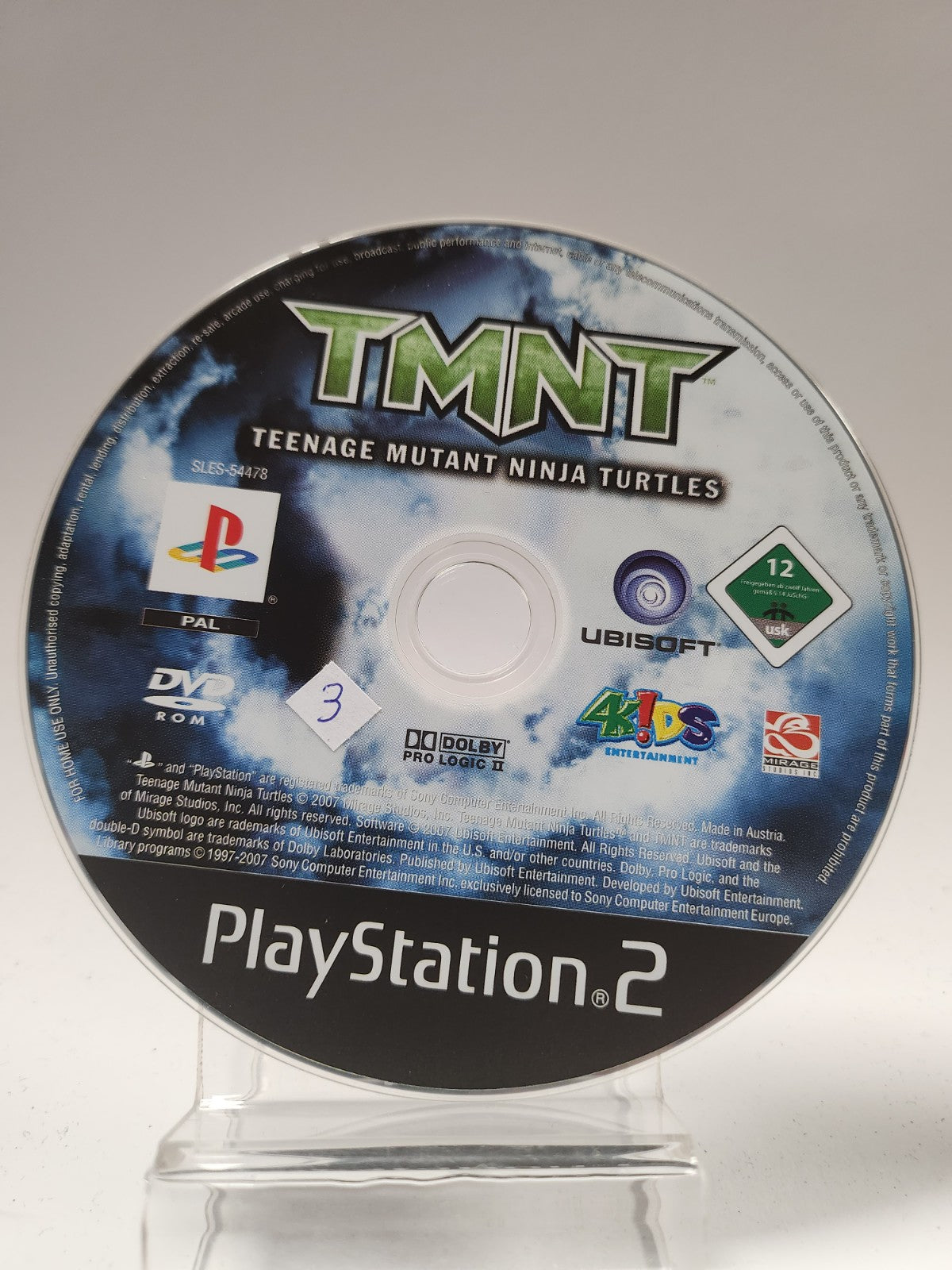 Teenage Mutant Ninja Turtles (disc only) PS2