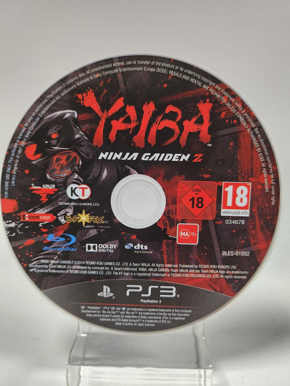 Yaiba Ninja Gaiden Z (disc only) Playstation 3