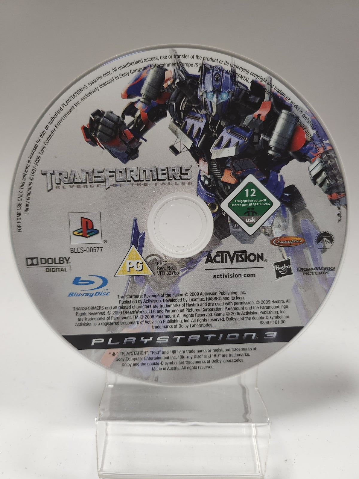 Transformers Revenge of the Fallen (disc only) Playstation 3