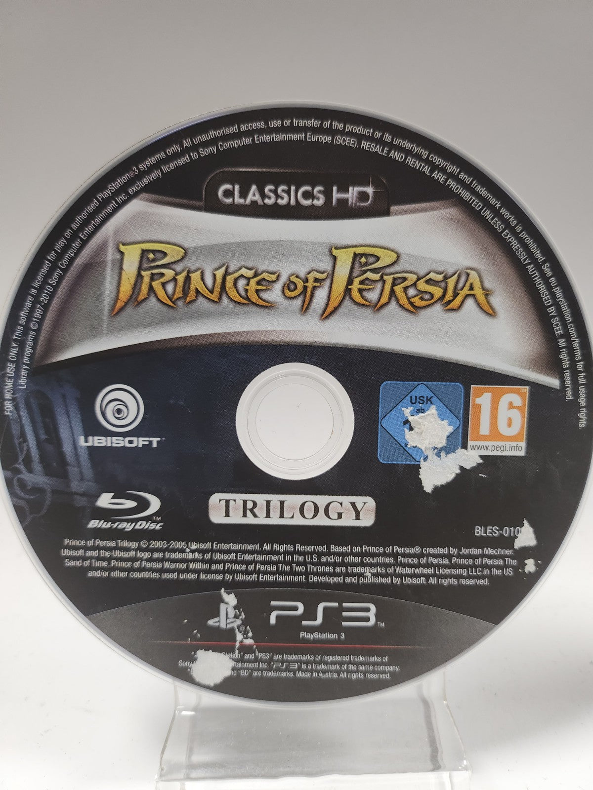 Prince of Persia Classics HD Trilogy (disc only) Playstation 3