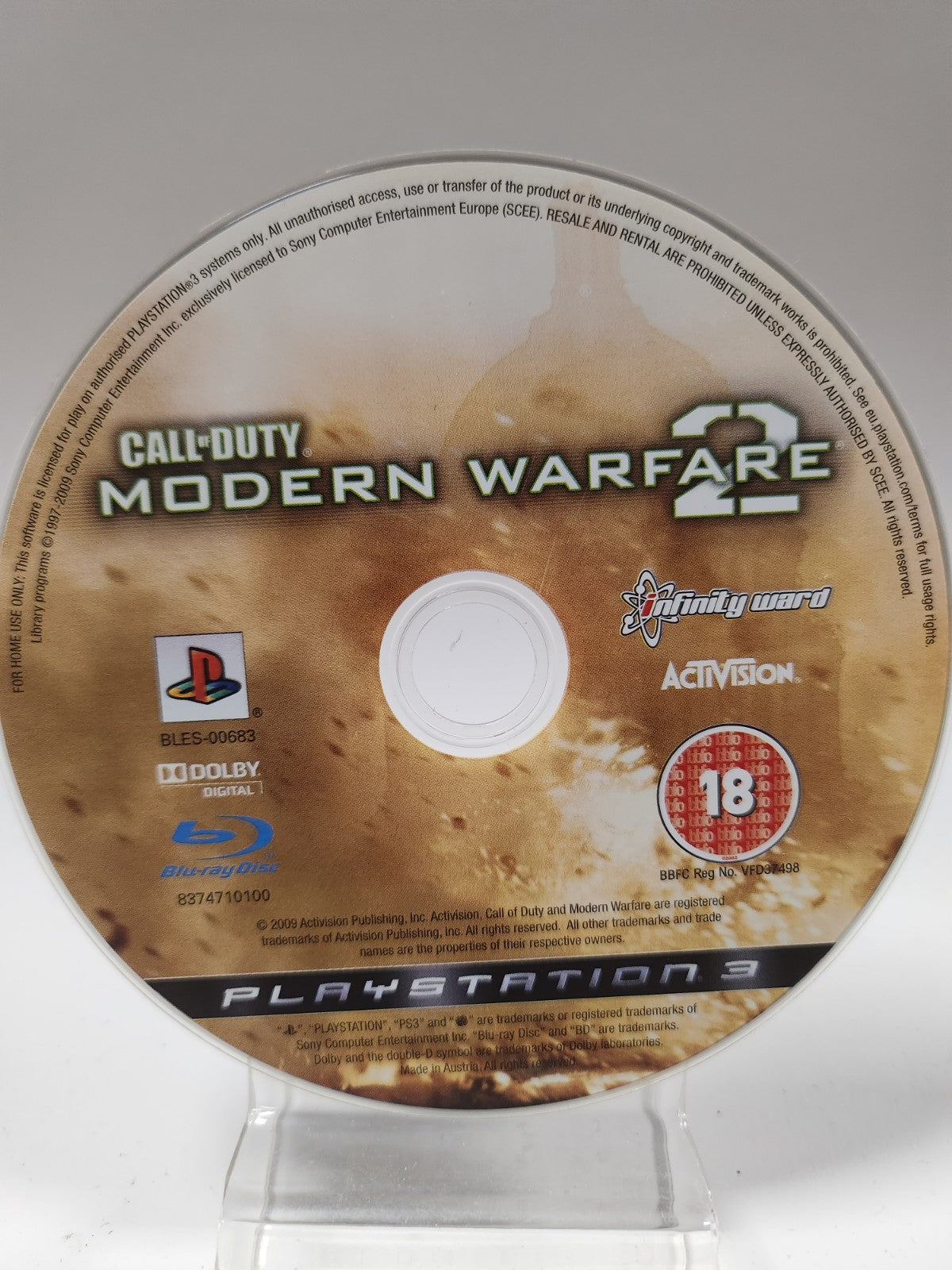 Call of Duty Modern Warfare 2 (disc only) Playstation 3