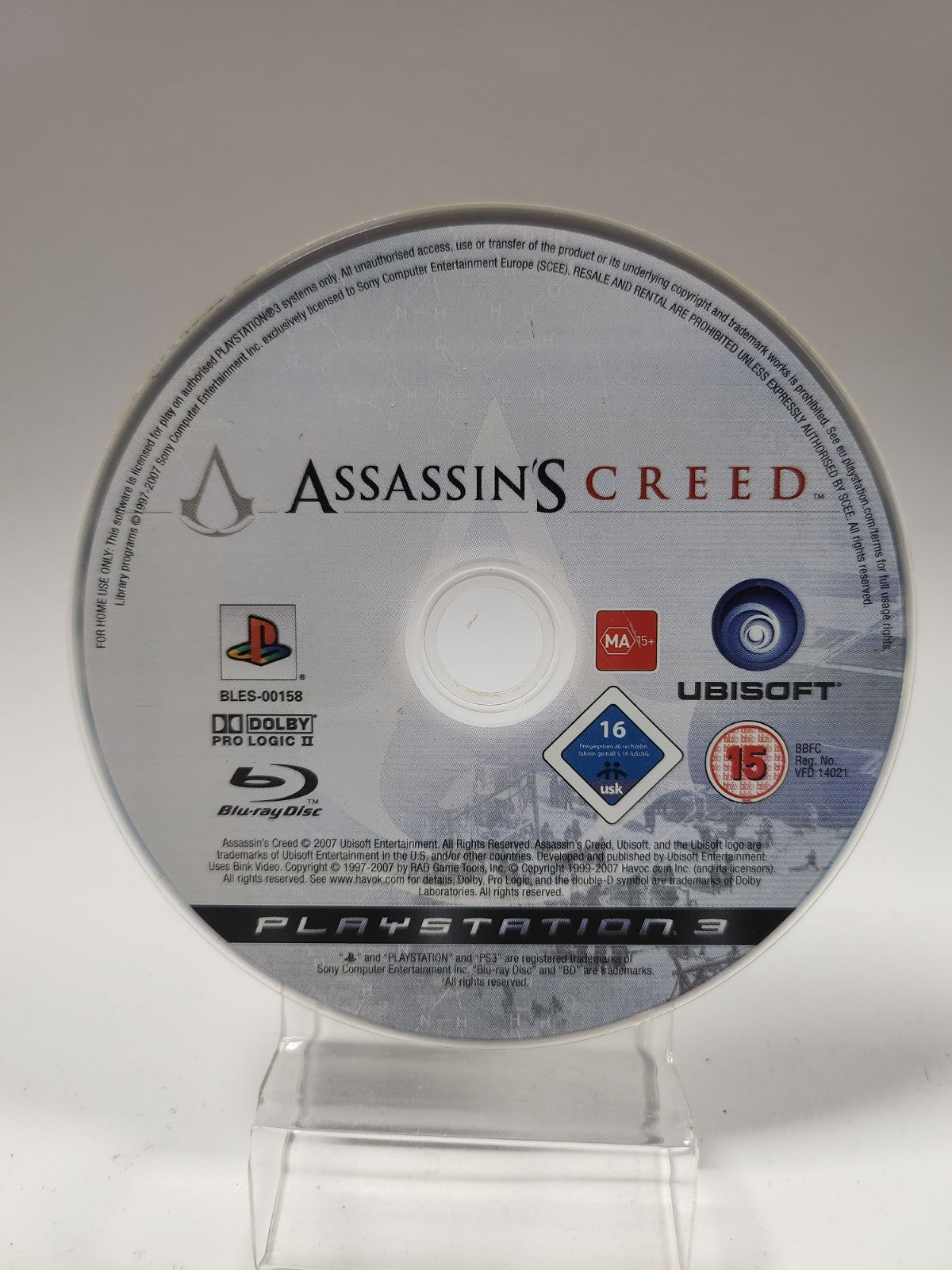 Assassin's Creed (disc only) Playstation 3