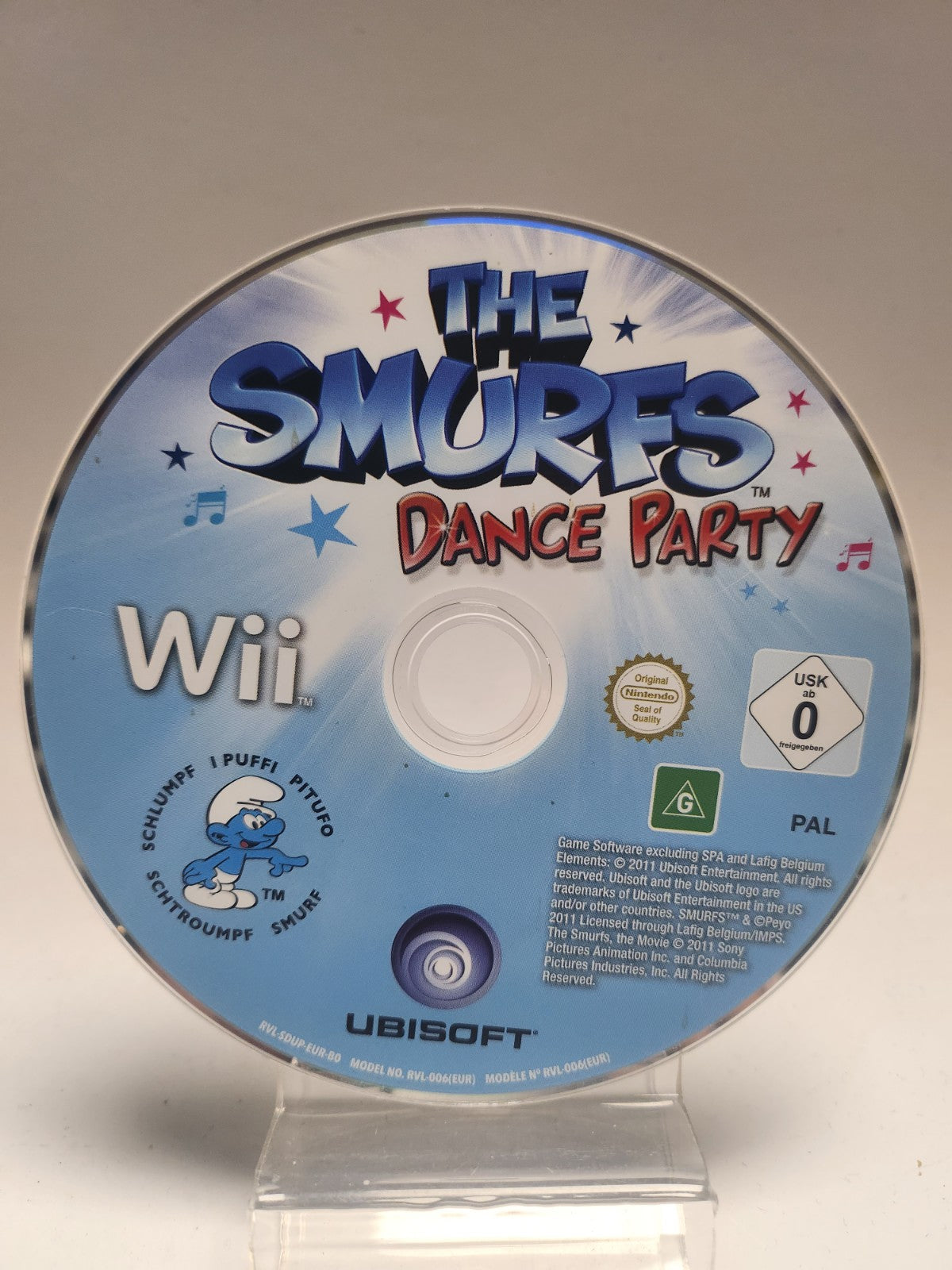 Smurfen Dance Party (disc only) Nintendo Wii