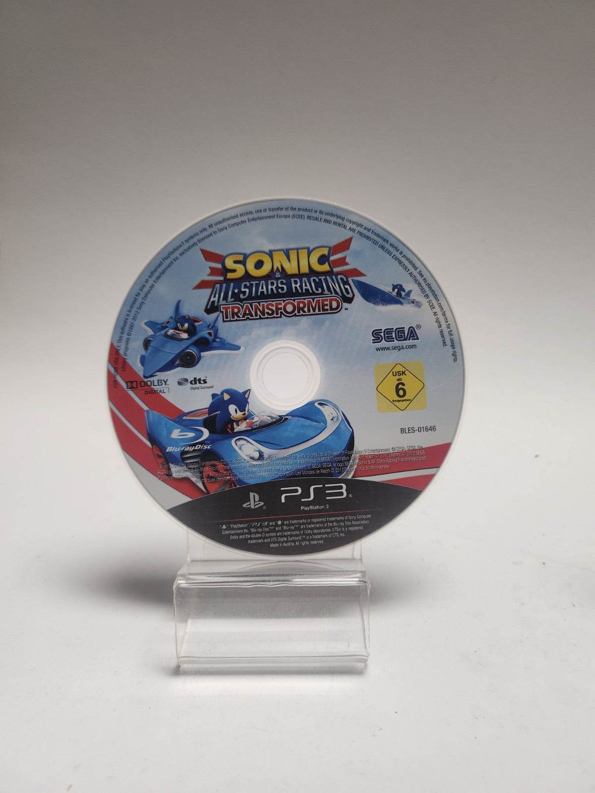 Sonic All-stars Racing Transformed (disc only) PS3 - Feniks Gameshop