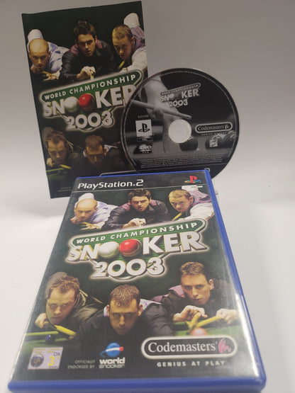 Snooker-Weltmeisterschaft 2003 für Playstation 2