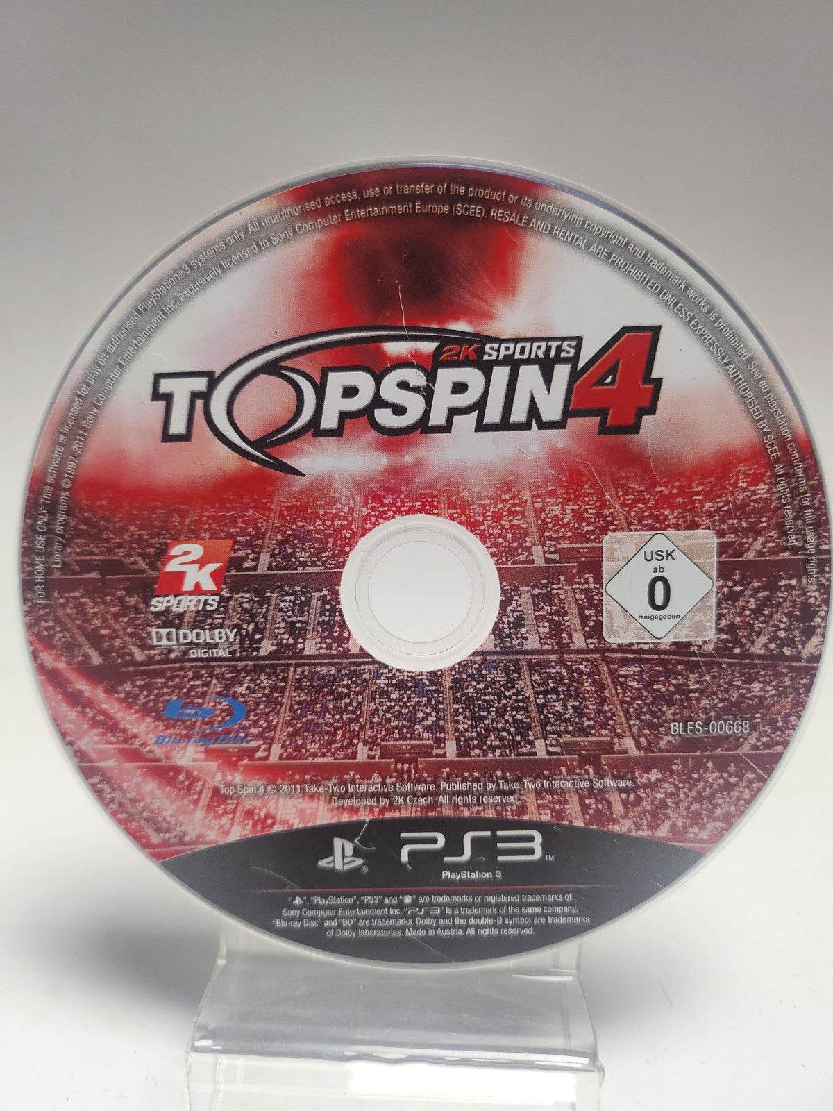 TopSpin 4 (disc only) PlayStation 3 - Feniks Gameshop