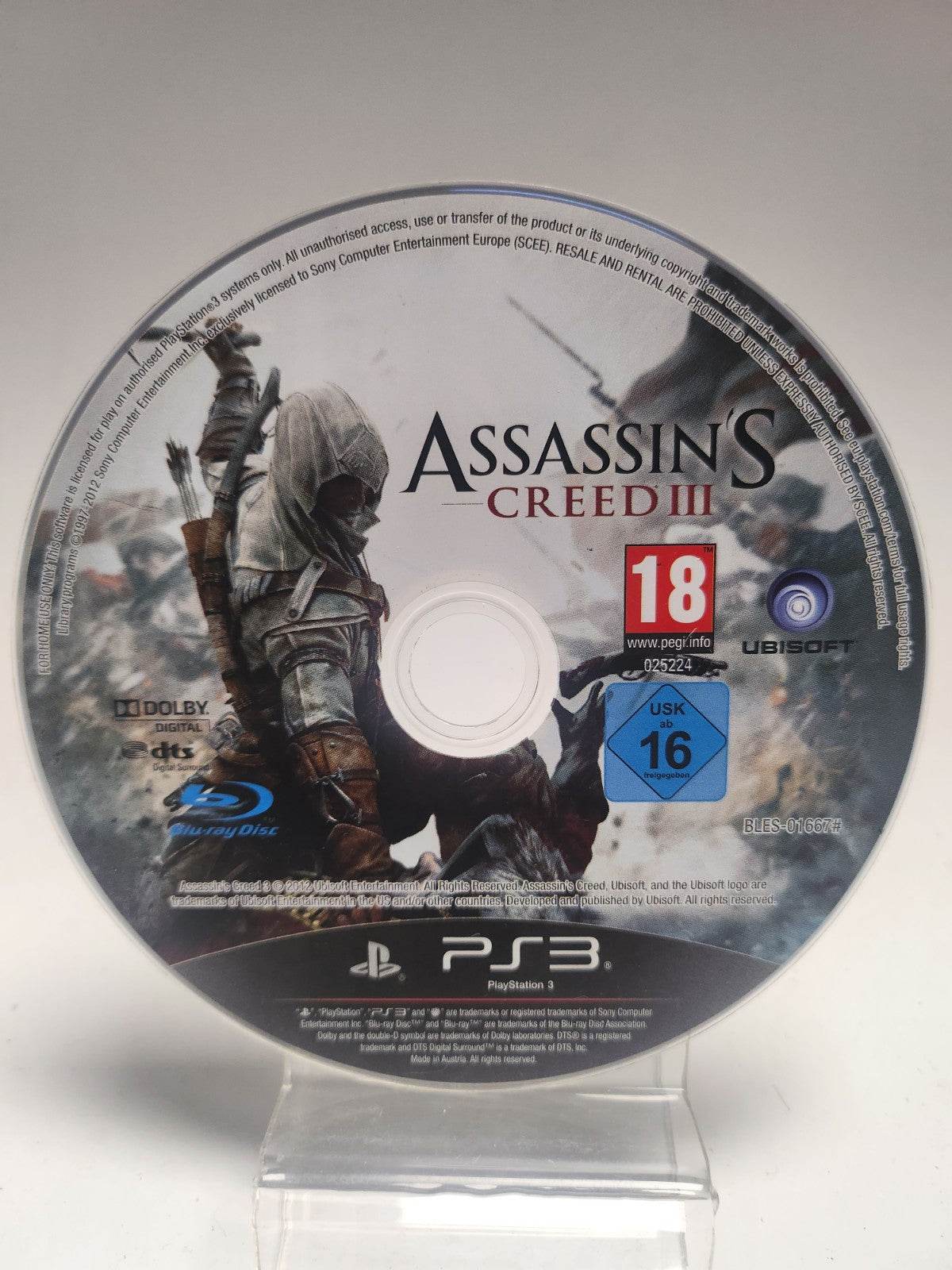 Assassin's Creed III (disc only) PlayStation 3 - Feniks Gameshop