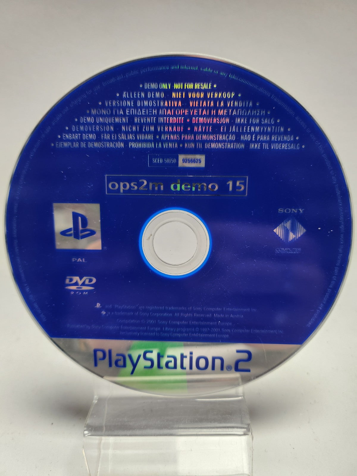 Ops2m Demo 15 (nur Disc) PlayStation 2