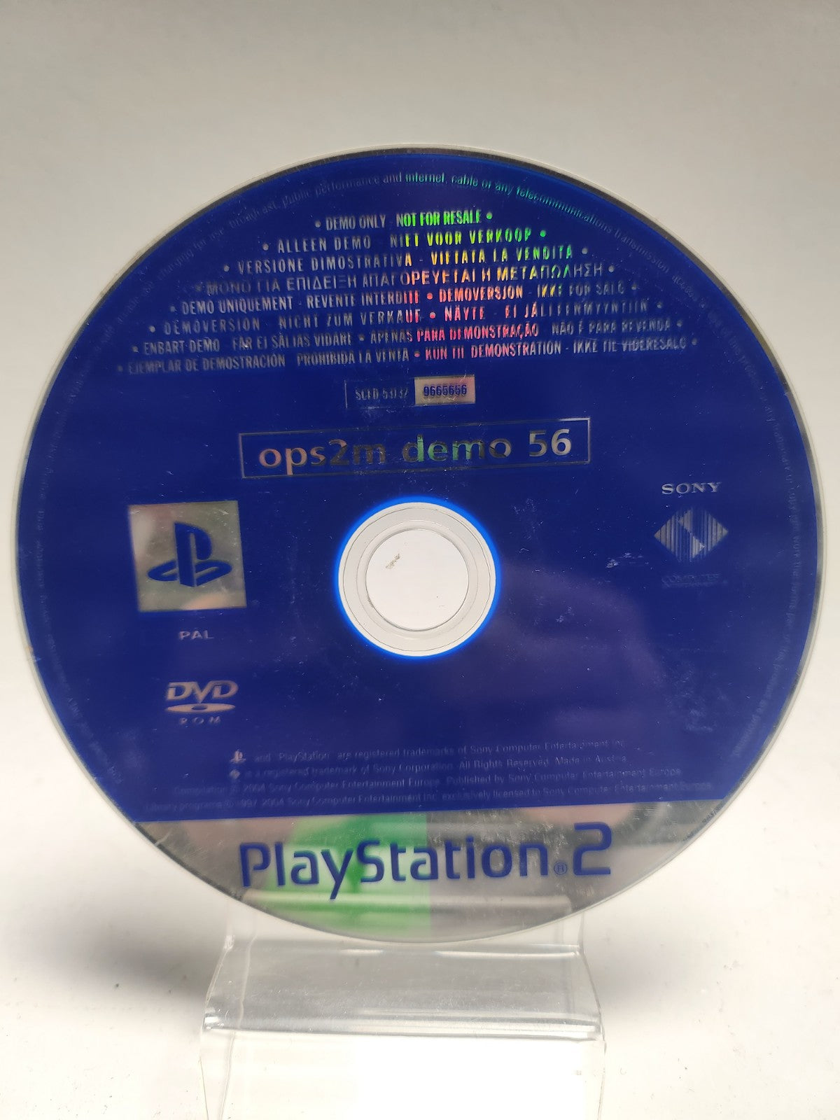 Ops2m Demo 56 (disc only) PlayStation 2