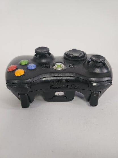 Schwarzer kabelloser Controller Xbox 360