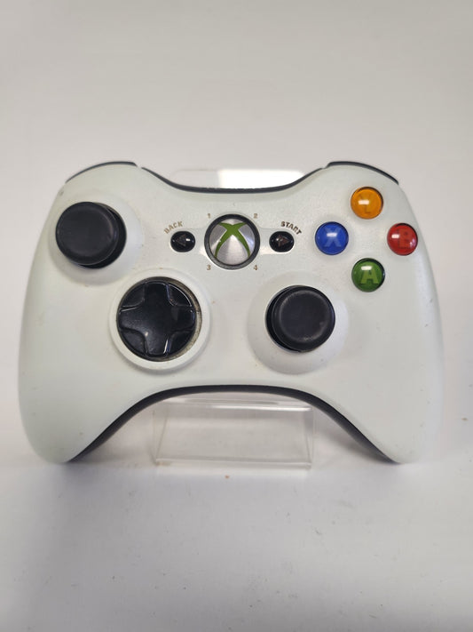 Schwarz/Weißer kabelloser Original-Controller Xbox 360