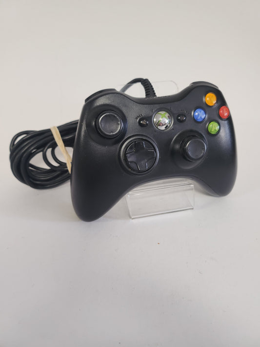 Schwarzer originaler kabelgebundener Controller Xbox 360