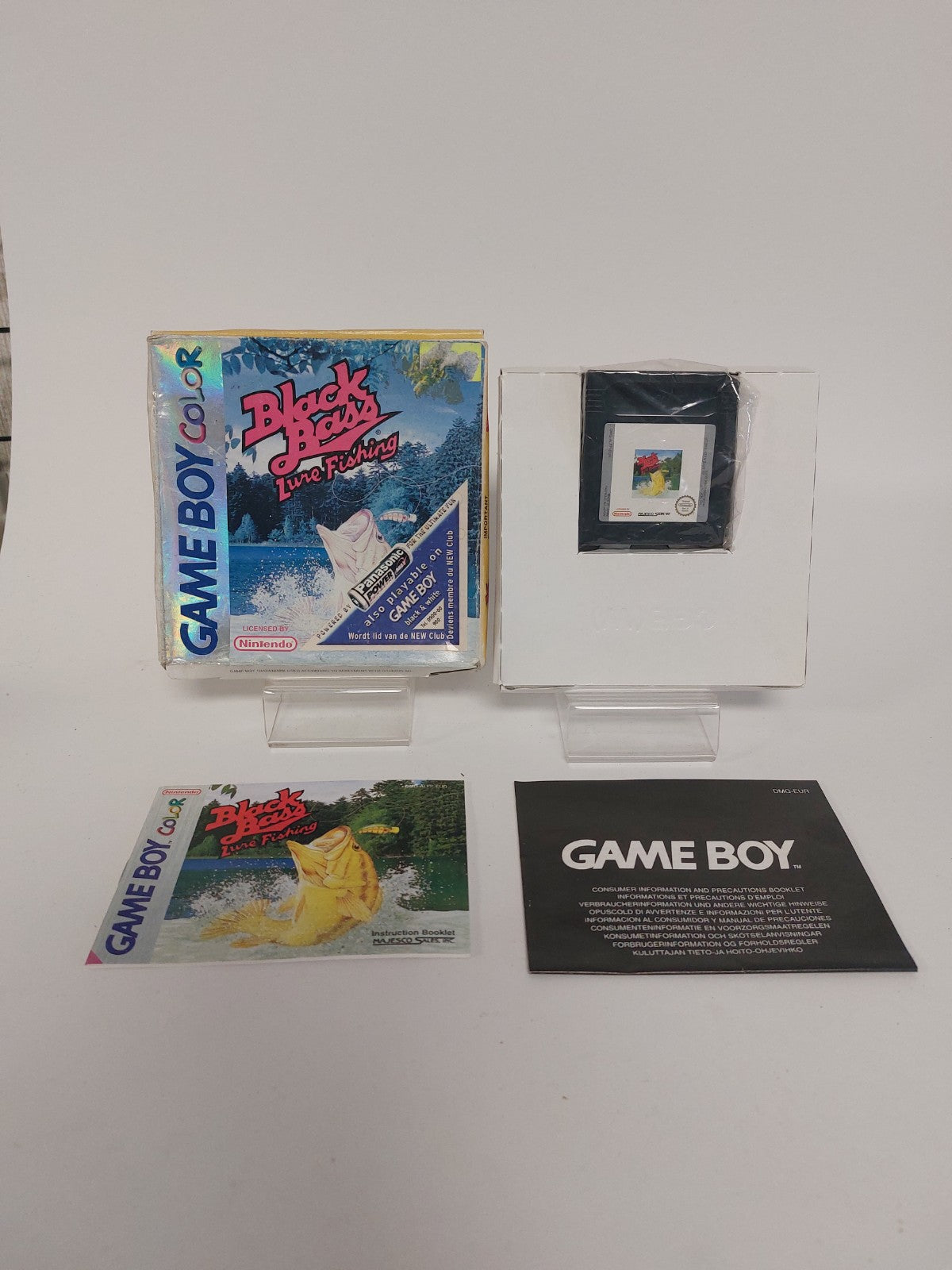 Black Bass Lure Fishing Game Boy Color