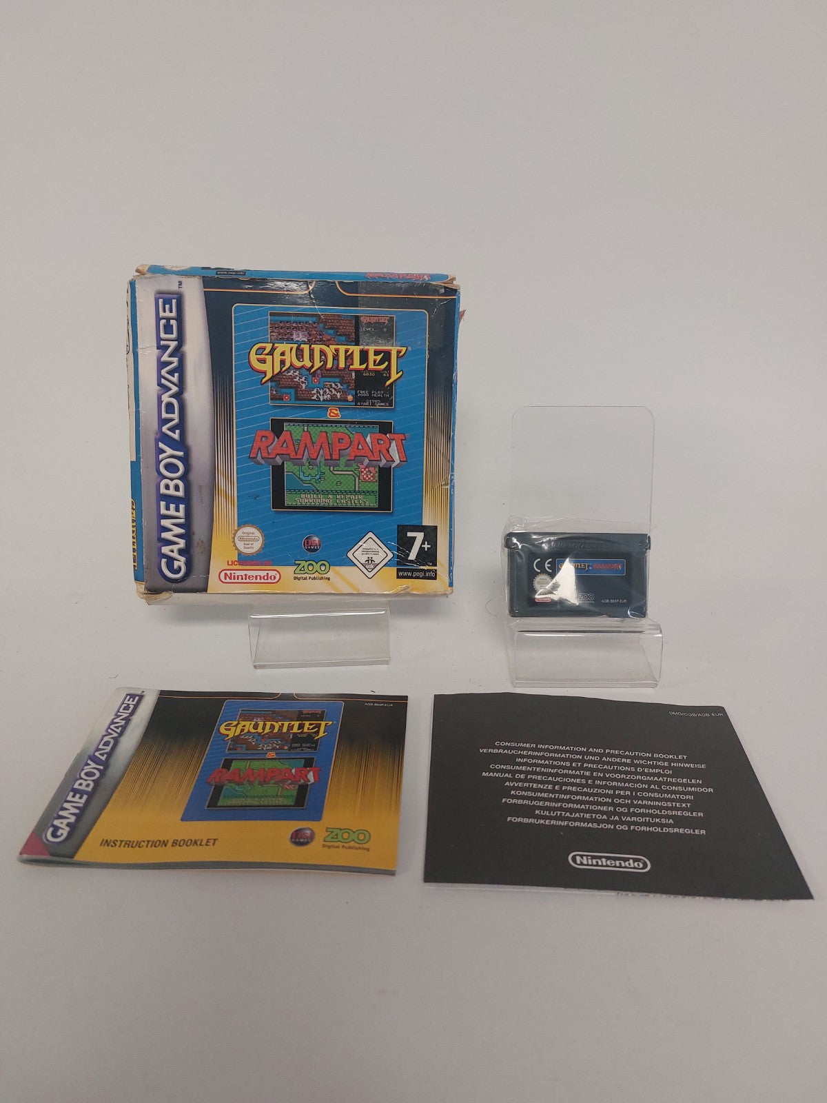 Gauntlet & Rampart Compleet Nintendo Game Boy Advance