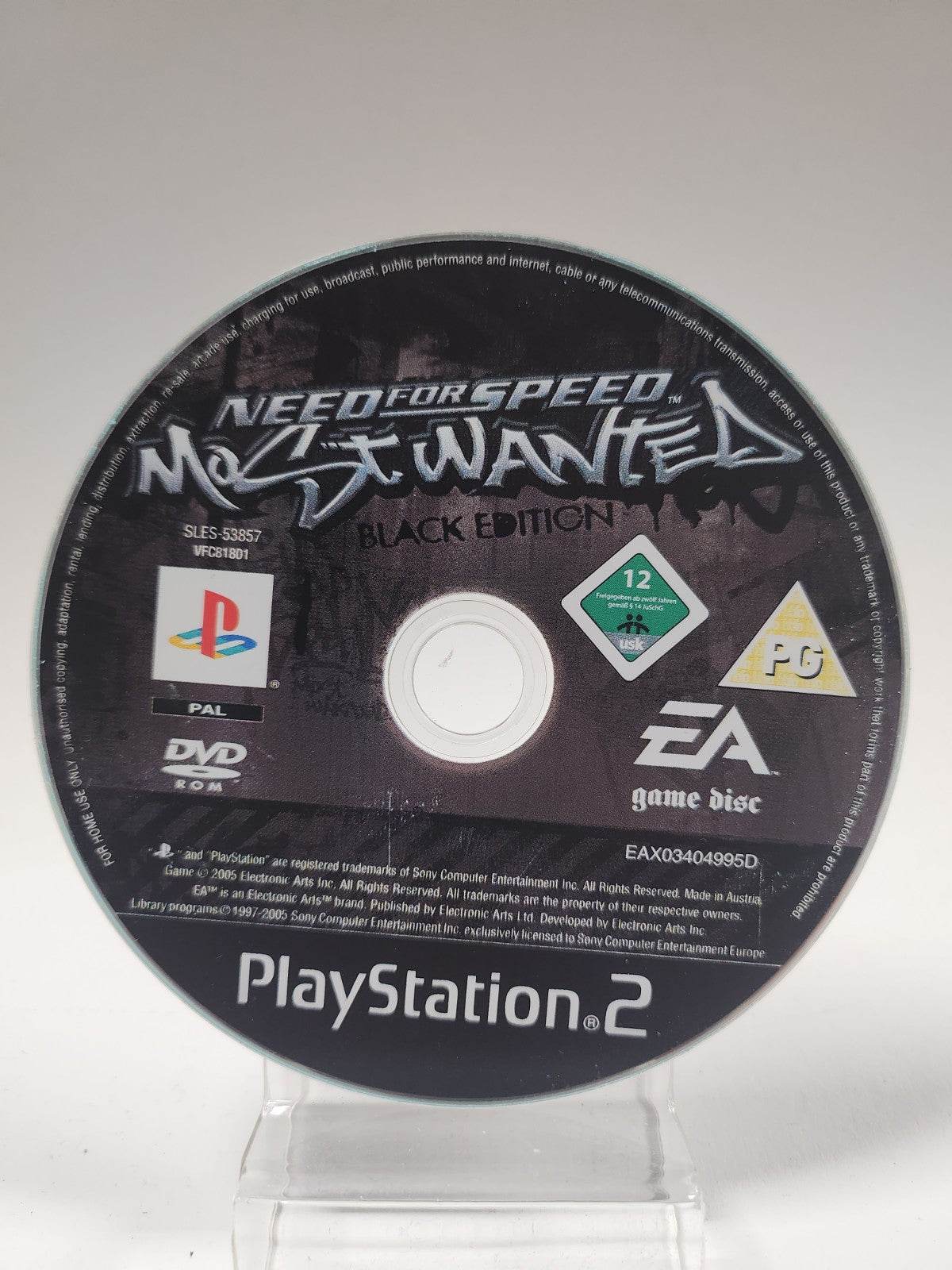 Need for Speed Most Wanted Black Edition (disc only) Playstation 2 - Feniks Gameshop