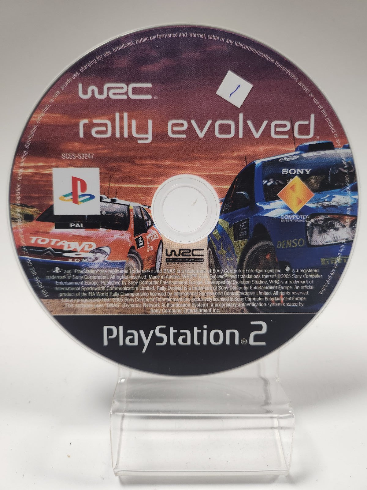 WRC Rally Evolved (disc only) Playstation 2