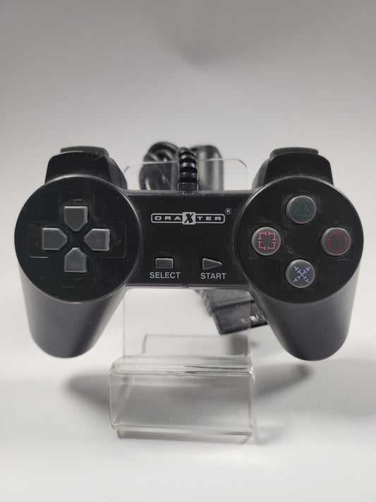 Draxter Black Controller Playstation 1