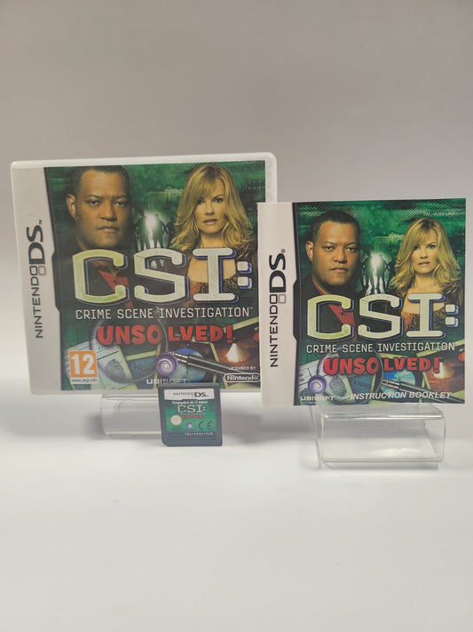 CSI: Crime Scene Investigation Unsolved Nintendo DS