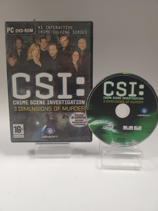 Crime Scene Investigation 3 Dimensions of Murder PC