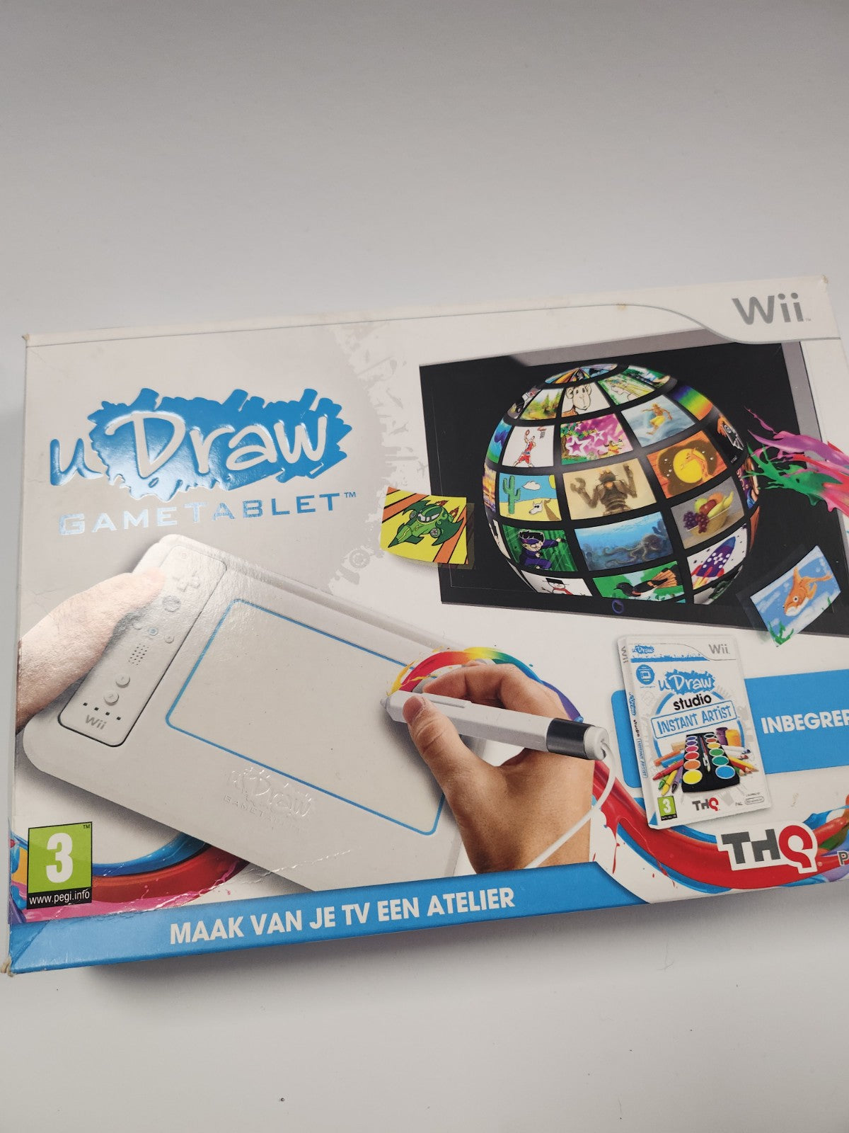 U Draw Gaming Tablet inclusief 2 games Nintendo Wii