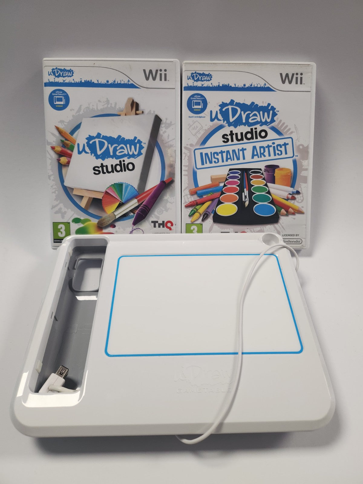 U Draw Gaming Tablet inclusief 2 games Nintendo Wii