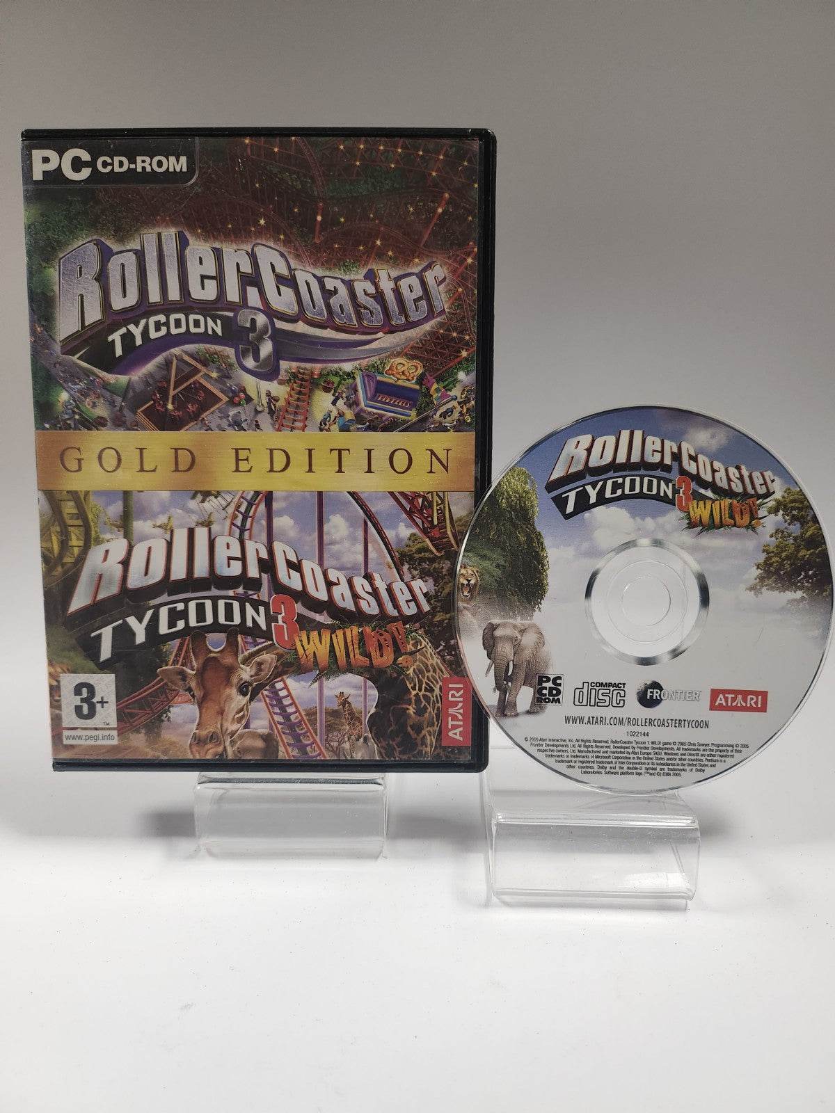 Rollercoaster Tycoon 3 & Tycoon 3 Wild Gold Edition PC - Feniks Gameshop