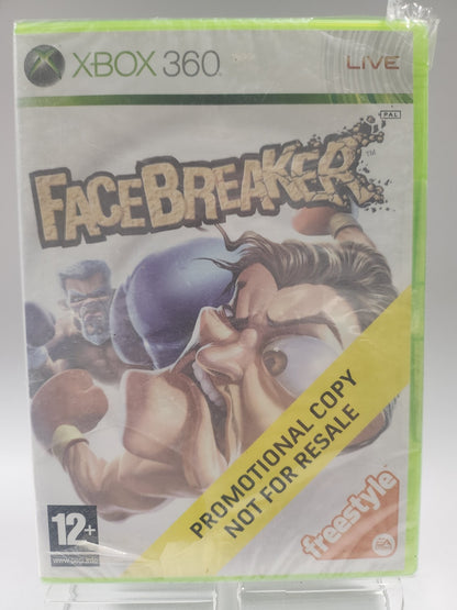 FaceBreaker Promo Disc versiegelte Xbox 360