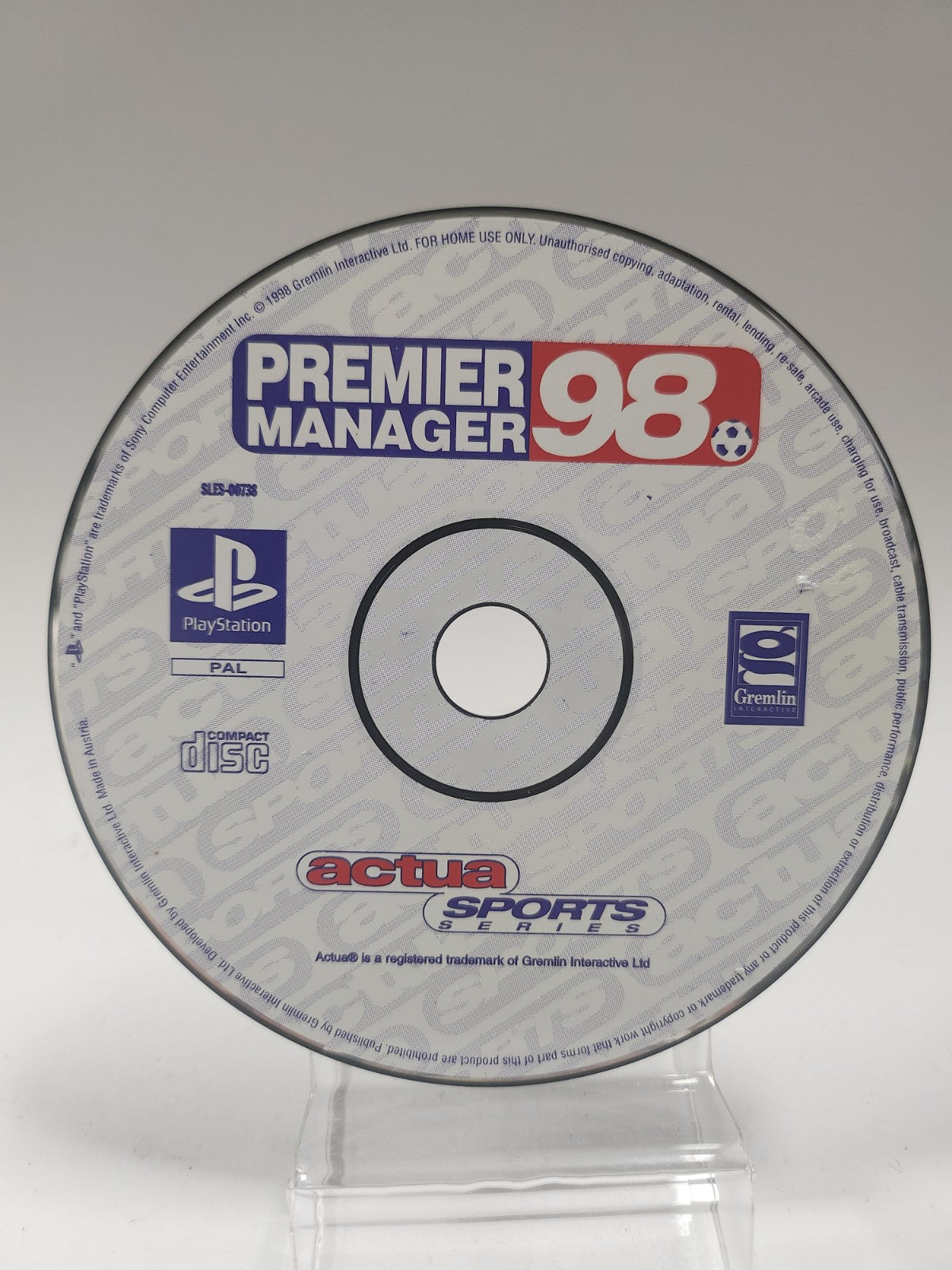 Premier Manager 98 (disc only) PlayStation 1