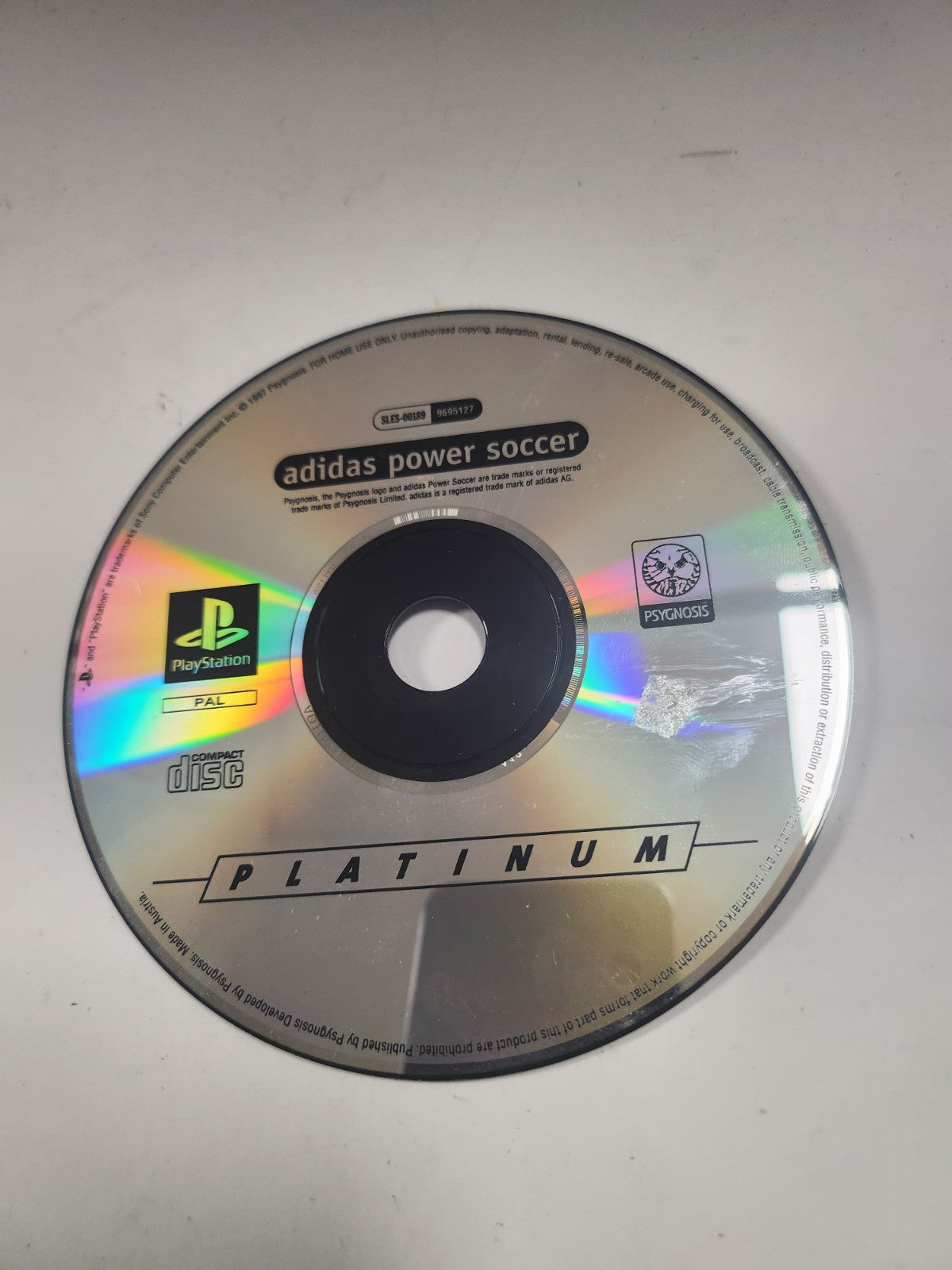 Adidas Power Soccer Platinum (nur Disc) PlayStation 1