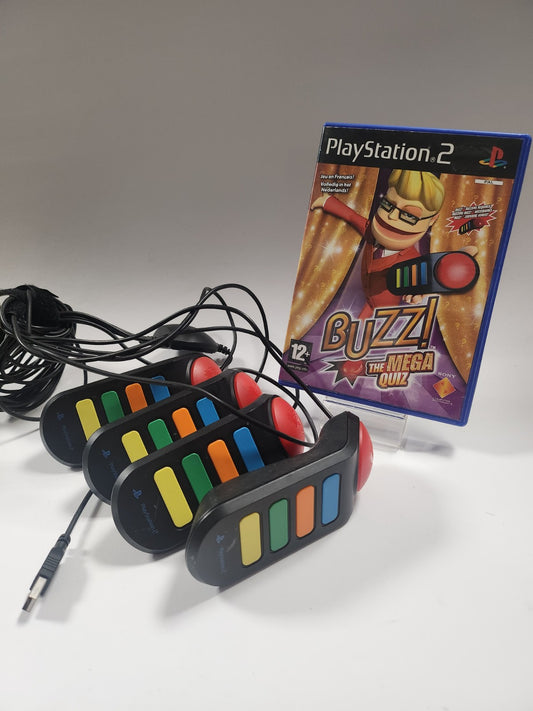 Buzz Set + Buzz the Mega Quiz Playstation 2