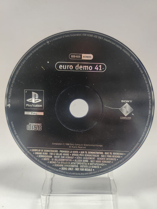 Euro Demo 41 (disc only) PlayStation 1