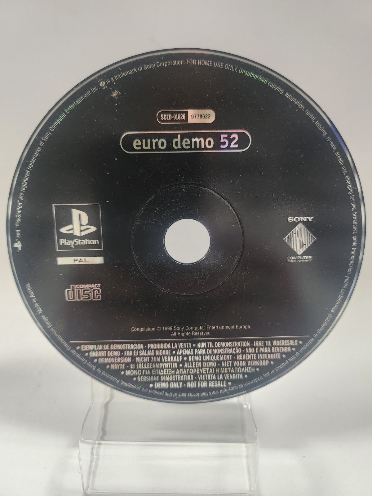 Euro Demo 52 (disc only) PlayStation 1