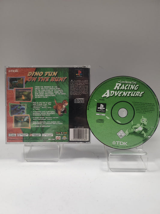 Racing Adventure the Land Before Time (No Book, Only Backcover) PlayStation 1