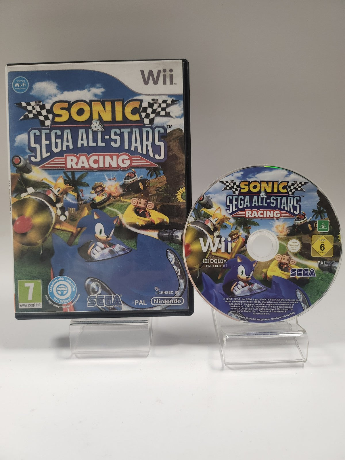 Sonic &amp; Sega All-Stars Racing (Copy Cover) Nintendo Wii