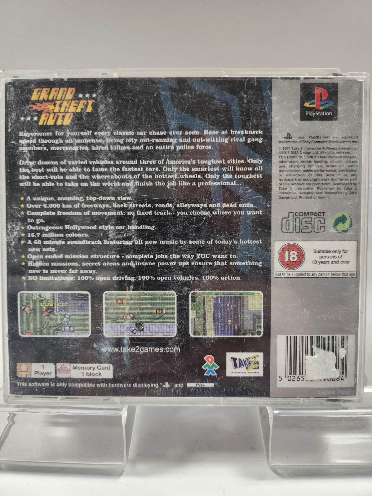Grand Theft Auto (no book, bad case) PlayStation 1 - Feniks Gameshop