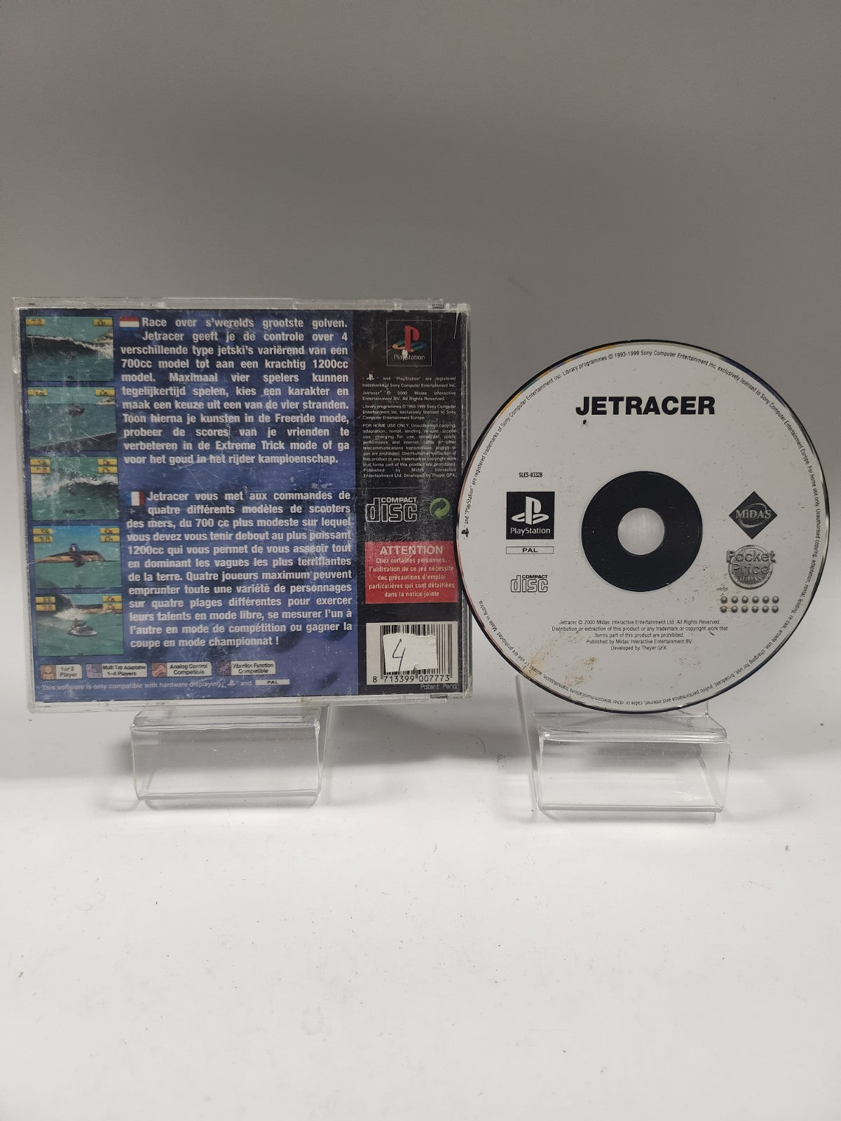 JetRacer (only backcover) PlayStation 1