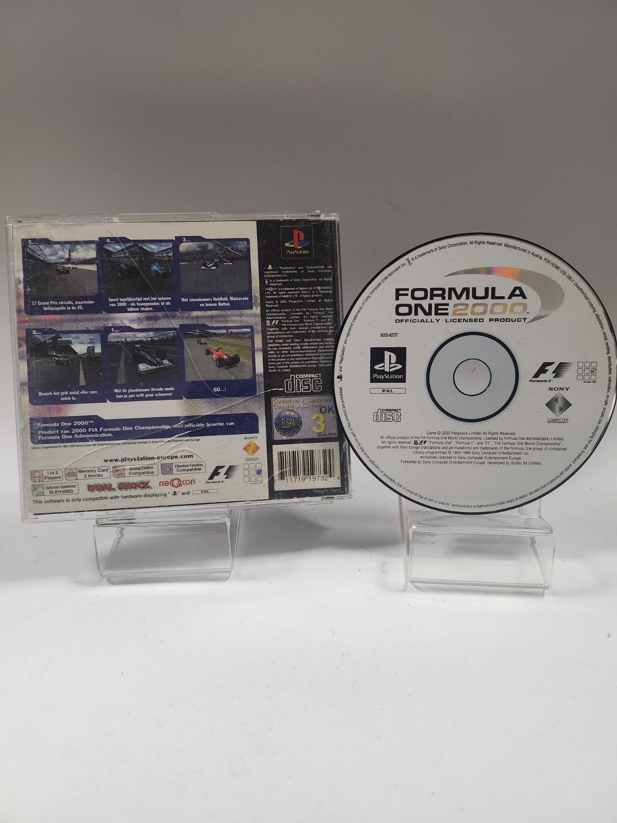 Formula One 2000 (only backcover) PlayStation 1
