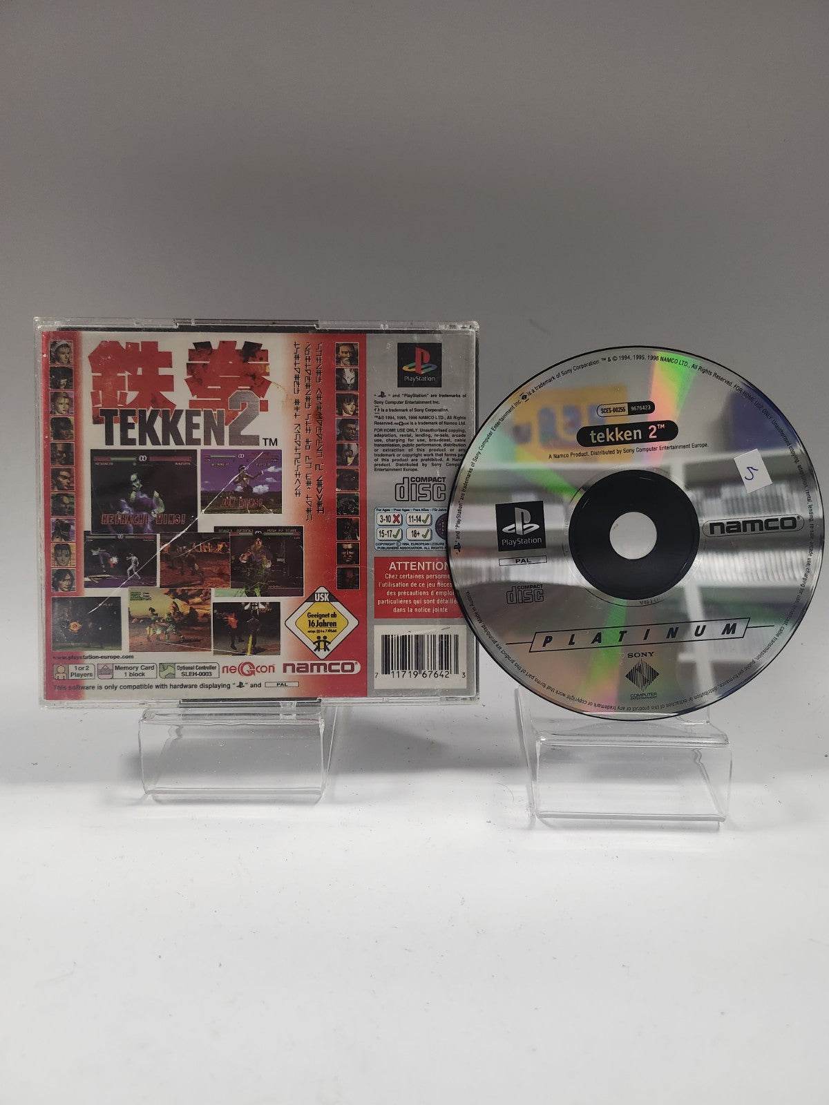 Tekken 2 Platinum Edition (only backcover) PlayStation 1 - Feniks Gameshop